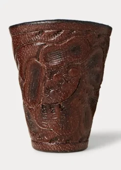 Hand-Tooled Leather Bandana Slider