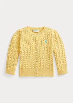 Cable-Knit Cotton Cardigan