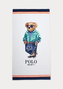 Beach Boy Polo Bear Beach Towel