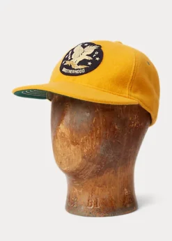 Eagle-Patch Wool-Blend Felt Ball Cap
