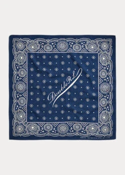 Logo Indigo Cotton Bandana