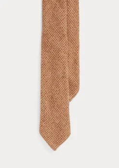 Brushed Wool Tweed Tie