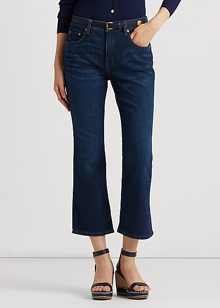 Mid-Rise Crop Flare Jean 3 Mid-Rise Crop Flare Jean - Image 3