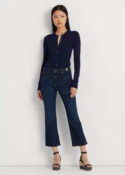 Mid-Rise Crop Flare Jean