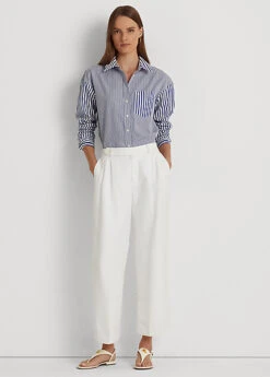 Striped Cotton Broadcloth Shirt -Family Flair Sales Store s7 1466050 alternate1