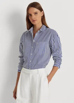 Striped Cotton Broadcloth Shirt