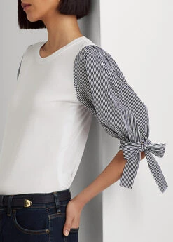 Jersey Puff-Sleeve Tee -Family Flair Sales Store s7 1466056 alternate4