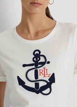 Logo-Applique Cotton-Blend Tee -Family Flair Sales Store s7 1466059 alternate4