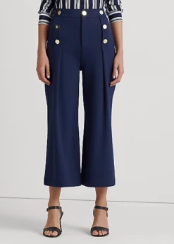 Cropped Pleated Ponte Trouser -Family Flair Sales Store s7 1466061 alternate1