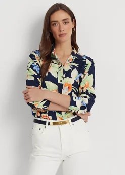 Floral Crepe Shirt
