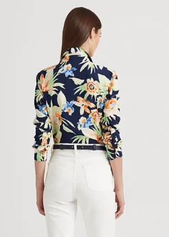 Floral Crepe Shirt -Family Flair Sales Store s7 1466071 alternate3