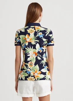 Floral Mesh Polo Shirt -Family Flair Sales Store s7 1466080 alternate3