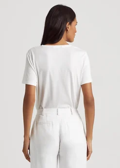 Logo Cotton-Blend Tee 8 Logo Cotton-Blend Tee -Family Flair Sales Store s7 1466097 alternate3