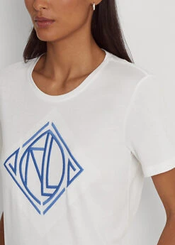 Logo Cotton-Blend Tee 9 Logo Cotton-Blend Tee -Family Flair Sales Store s7 1466097 alternate4