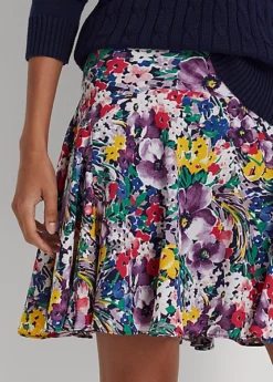 Floral Georgette Skirt -Family Flair Sales Store s7 1466101 alternate4