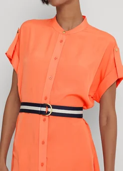 Belted Crepe Shirtdress -Family Flair Sales Store s7 1466106 alternate4
