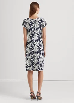 Floral Twist-Front Jersey Dress -Family Flair Sales Store s7 1466111 alternate3