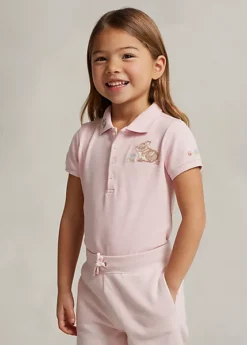 Bunny Stretch Mesh Polo Shirt