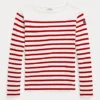 Striped Cotton Jersey Top