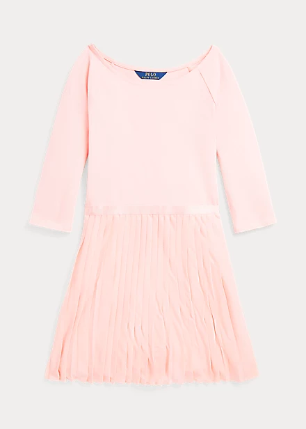 Pleated Stretch Ponte-Jersey Dress 1 Pleated Stretch Ponte-Jersey Dress