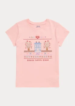 Embroidered Cotton Jersey Tee