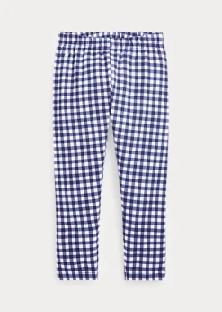 Gingham Stretch Jersey Legging