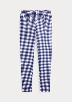 Gingham Stretch Jersey Legging