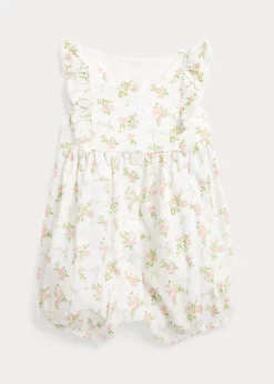 Floral Cotton Interlock Bubble Shortall