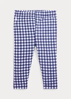 Gingham Stretch Jersey Legging