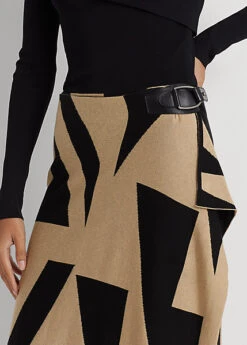 Geo-Print Cotton-Blend Pencil Skirt -Family Flair Sales Store s7 1468581 alternate4