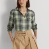 Oversized Plaid Twill Shirt