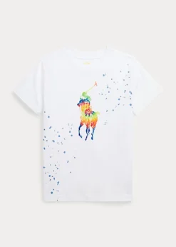Tie-Dye Big Pony Cotton Jersey Tee