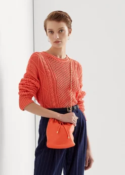 Nappa Leather Medium Emmy Bucket Bag -Family Flair Sales Store s7 1468802 alternate8