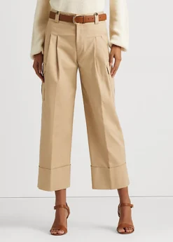 Stretch Cotton Cropped Cargo Trouser -Family Flair Sales Store s7 1468878 alternate1