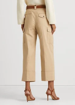 Stretch Cotton Cropped Cargo Trouser -Family Flair Sales Store s7 1468878 alternate3