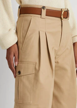 Stretch Cotton Cropped Cargo Trouser -Family Flair Sales Store s7 1468878 alternate4