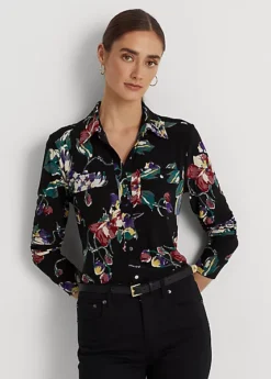 Floral Stretch Jersey Shirt