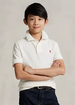 Lunar New Year Cotton Mesh Polo Shirt