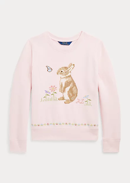 Lunar New Year Bunny Fleece Sweatshirt 2 Lunar New Year Bunny Fleece Sweatshirt - Image 2