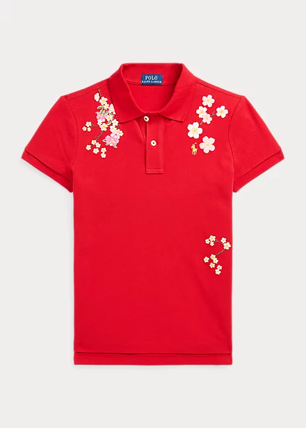 Lunar New Year Mesh Polo Shirt 2 Lunar New Year Mesh Polo Shirt - Image 2