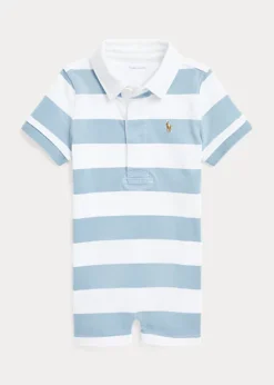 Striped Cotton Rugby Shortall