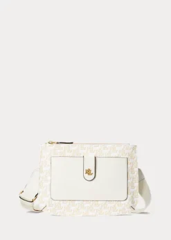 Coated Canvas Medium Jamey Crossbody Bag