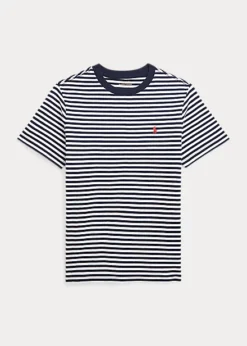 Striped Cotton Jersey Tee