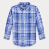 Plaid Cotton Poplin Shirt
