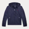 Water-Repellent Hooded Jacket