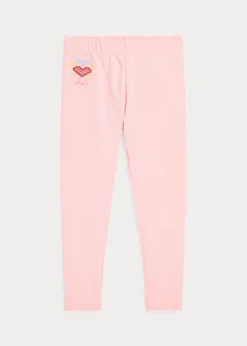 Heart Cotton Jersey Legging