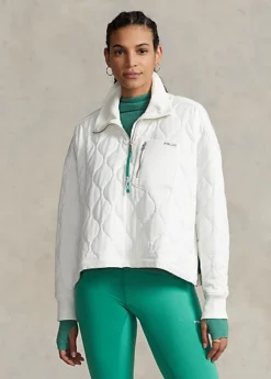 Oversized Quilted Half-Zip Pullover -Family Flair Sales Store s7 1470378 alternate1