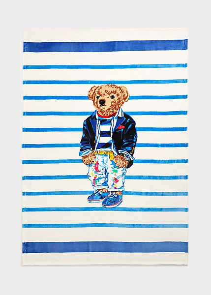 Colour Shop Polo Bear Throw Blanket 2 Colour Shop Polo Bear Throw Blanket - Image 2