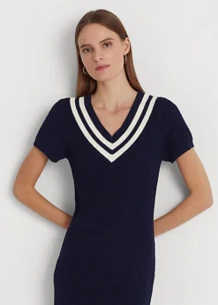 Cotton-Blend Cricket Jumper Dress 7 Cotton-Blend Cricket Jumper Dress -Family Flair Sales Store s7 1473993 alternate1