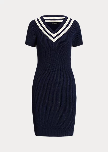 Cotton-Blend Cricket Jumper Dress 2 Cotton-Blend Cricket Jumper Dress - Image 2